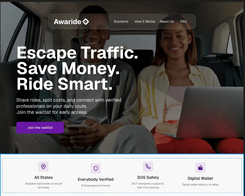 Awaride product screenshot